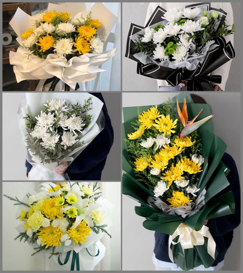 江苏宿迁宿豫区黄墩镇白事花束代送